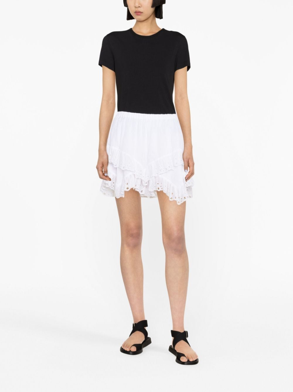 MARANT ÉTOILE Kaddy Ruffled Asymmetric Miniskirt - Farfetch