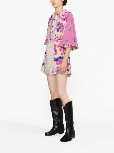 Natasha Zinko panelled silk minidress FW23D2NZ103 - 3