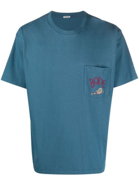 BODE Sweet Pine logo-embroidery T-Shirt 