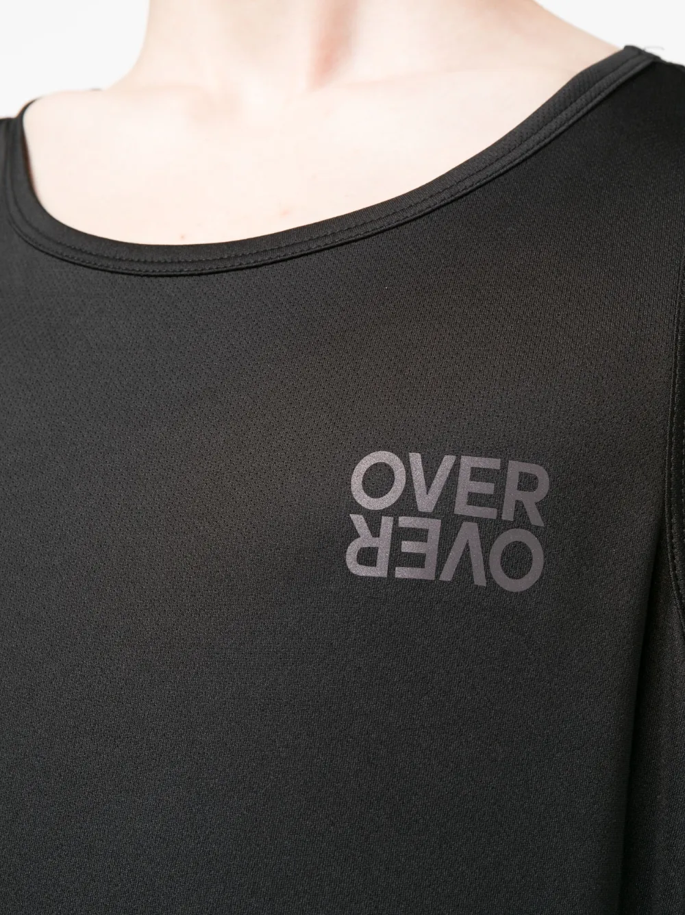 Over Over Logo-print Sports Vest Top In Black