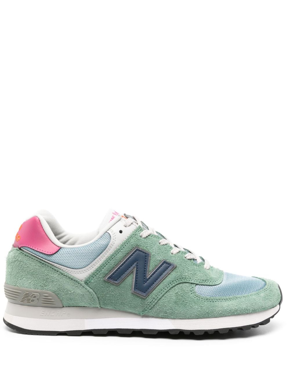 New Balance Miuk Low Top Snkr Lthr Grn In Green