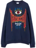 Burberry graphic-print sweatshirt - Blue