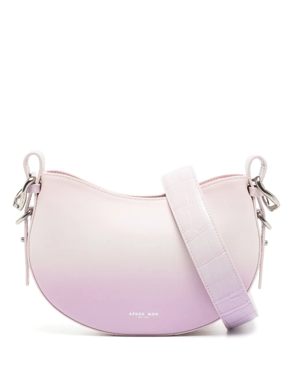 Apede Mod Ombré-effect Leather Crossbody Bag In Purple
