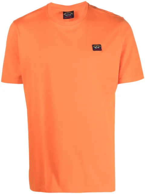 Paul & Shark logo-patch cotton T-shirt
