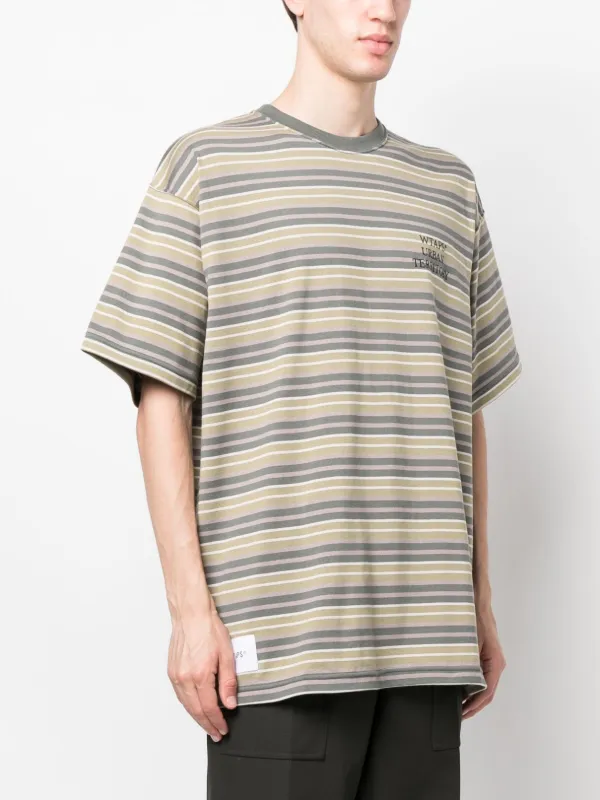 Oversized striped hotsell t shirt mens