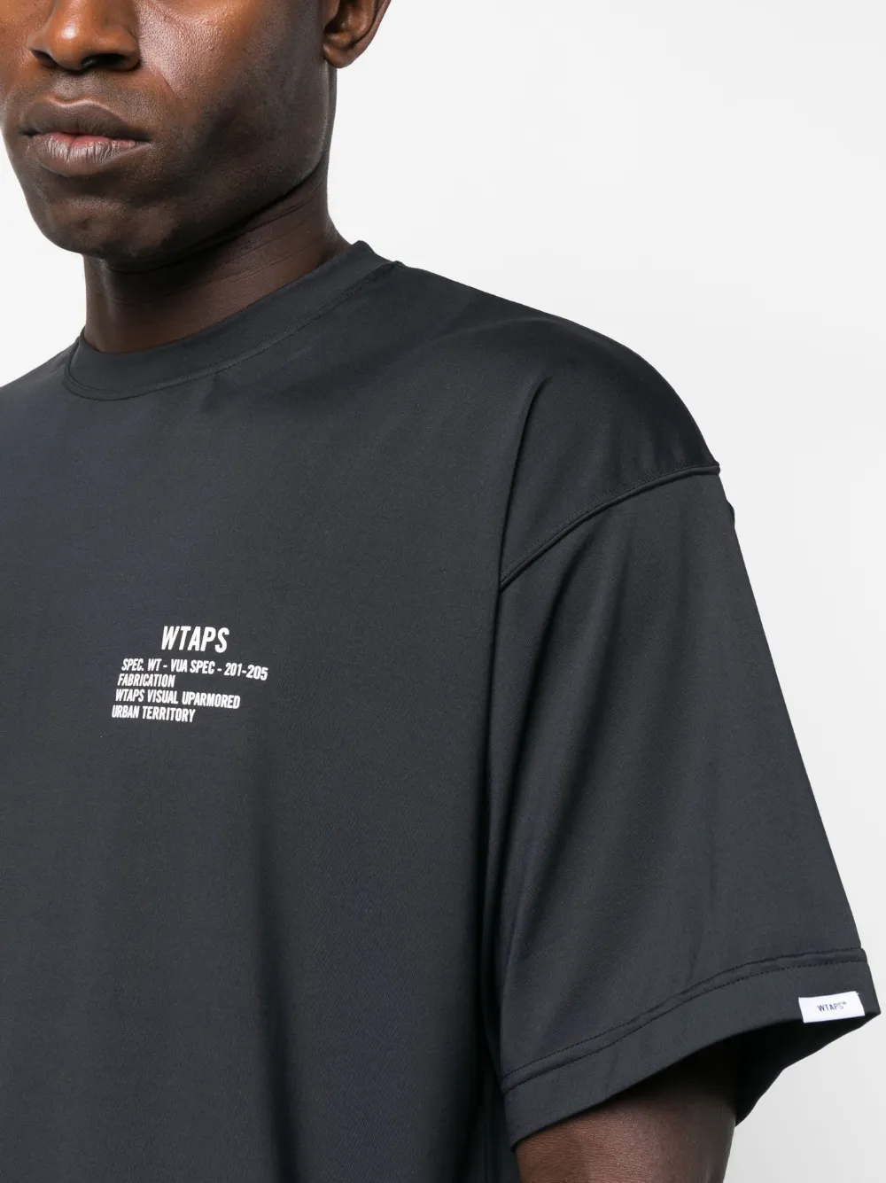 即納安い W)taps - WTAPS ロゴt ダブルタップス Tシャツ BLACK 03の