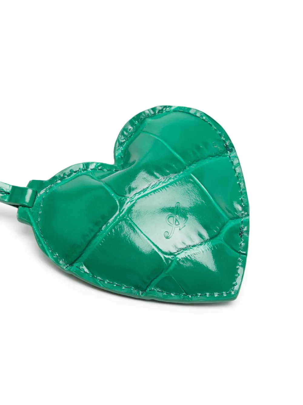 Mulberry Sleutelhanger met krokodillenleer-effect - Groen