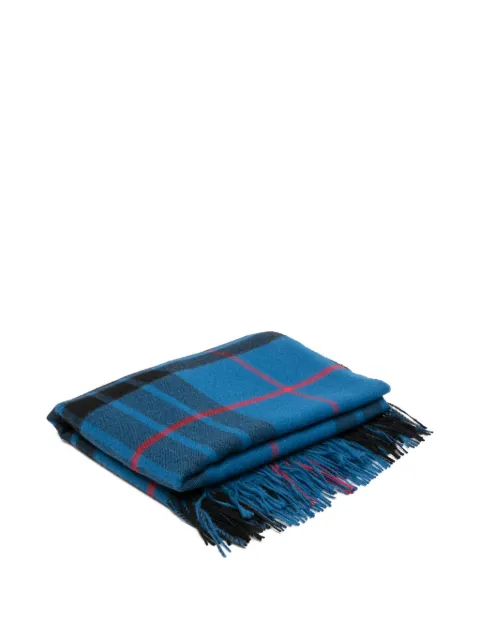 Magniberg logo-patch alpaca blanket 
