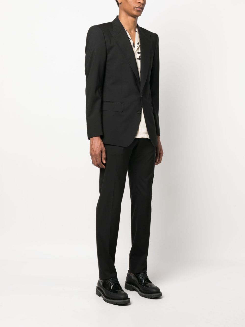 Shop Dolce & Gabbana Dg Essentials Single-breasted Suit In Black