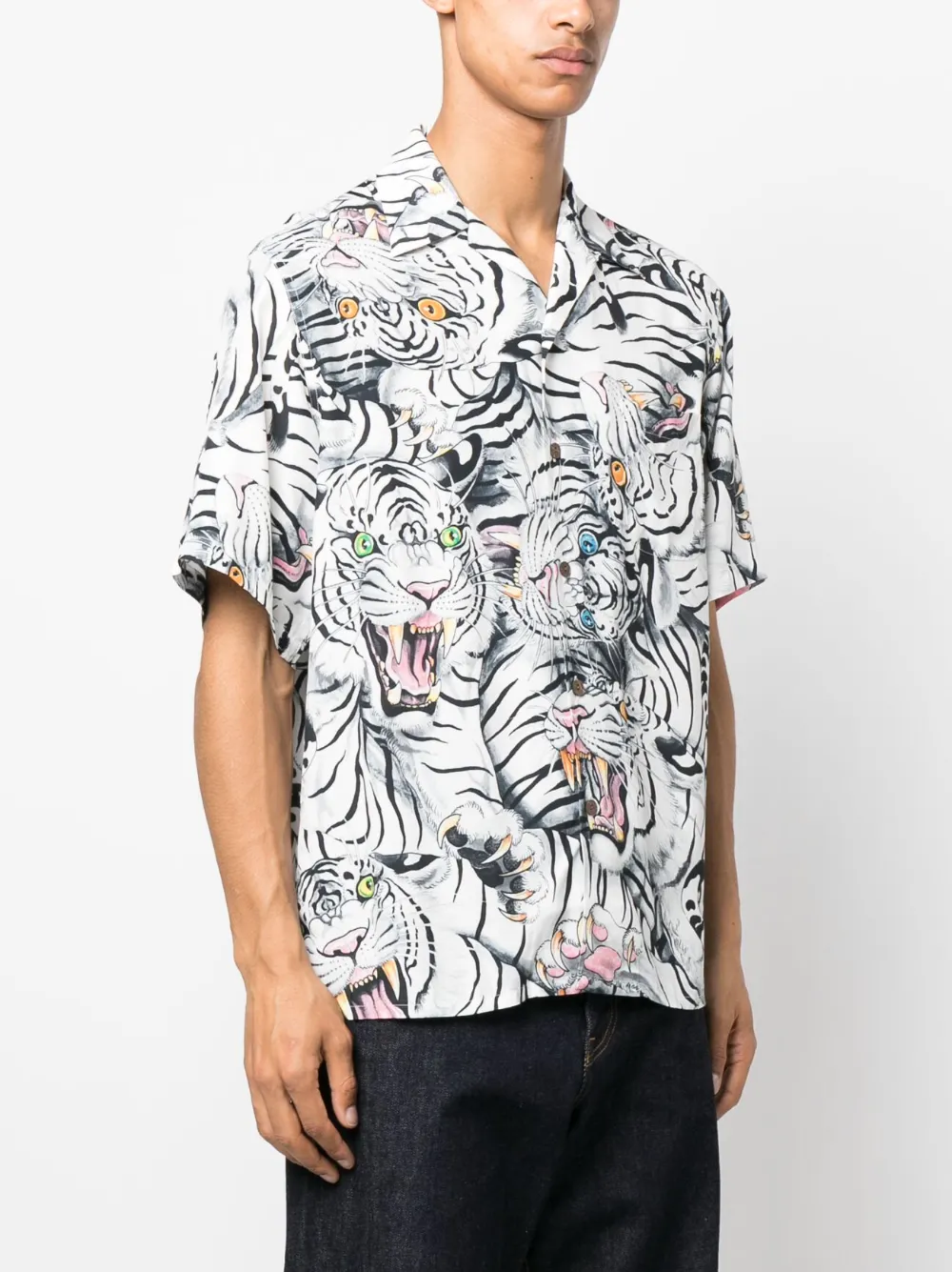 WACKO MARIA x Tim Lehi spread-collar Shirt - Farfetch