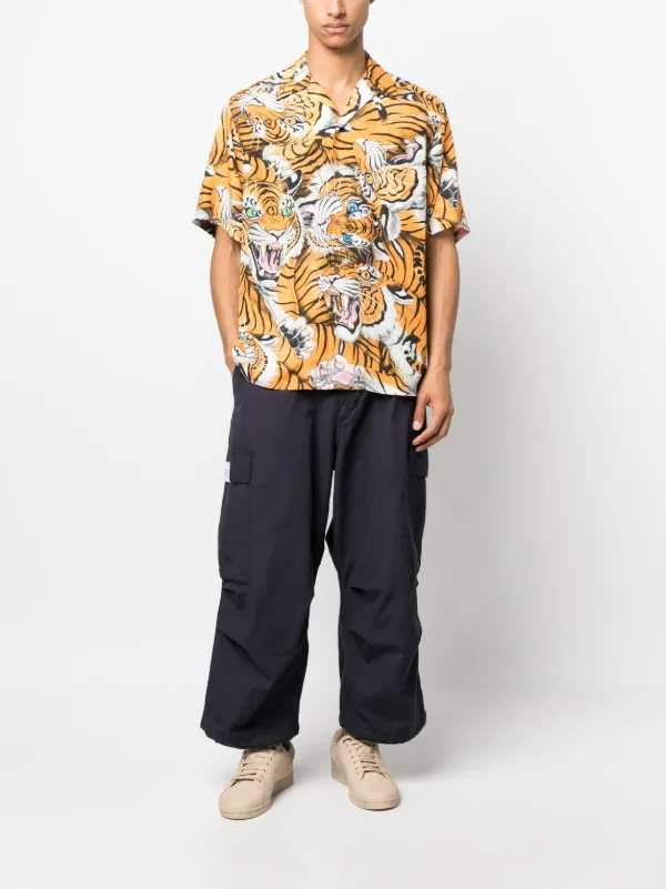 WACKO MARIA tiger-print short-sleeve Shirt - Farfetch