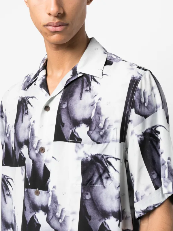 WACKO MARIA Bob Marley graphic-print Shirt - Farfetch