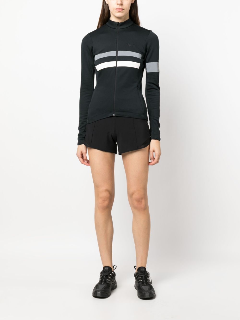 Rapha Brevet long-sleeve cycling jersey - Zwart