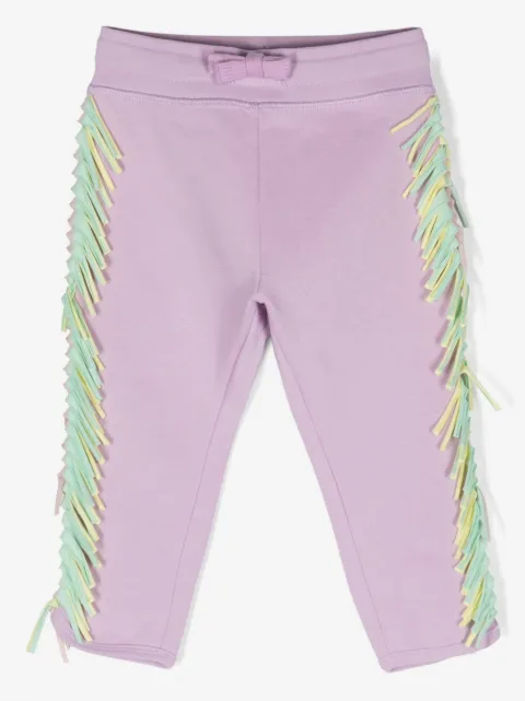 Stella McCartney Kids fringe-detail track pants