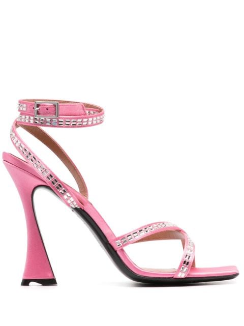 D'ACCORI Carre 100m crystal-embellished sandals
