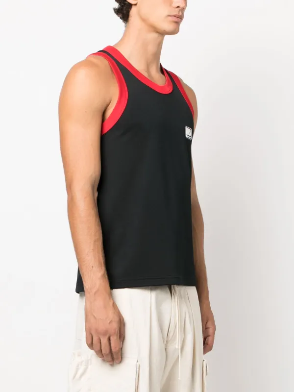 Wales Bonner Diop logo-patch Tank Top - Farfetch