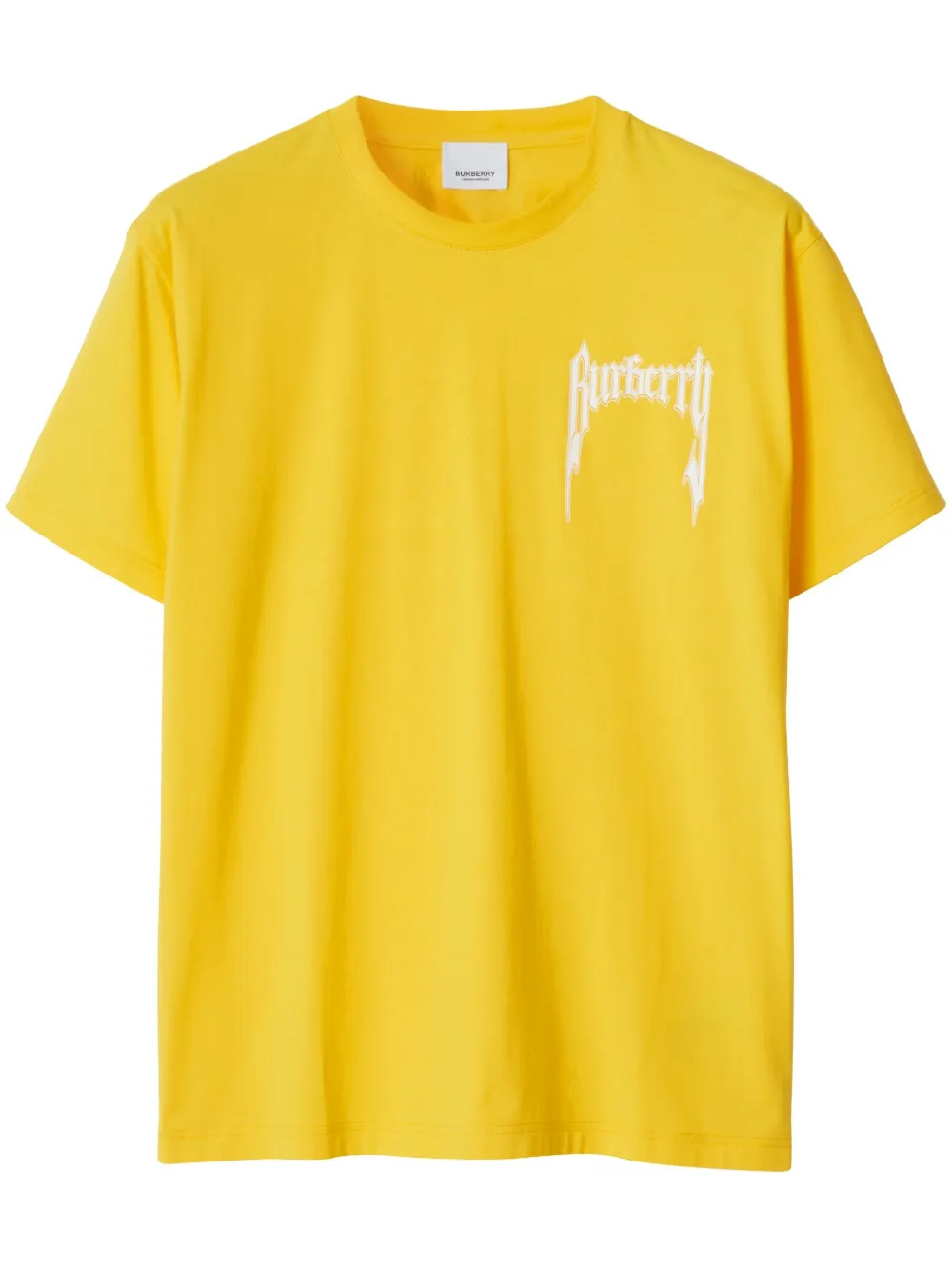 Burberry logo-print T-shirt - Yellow