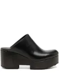 Pierre Hardy Sabot wooden platform mules - Black