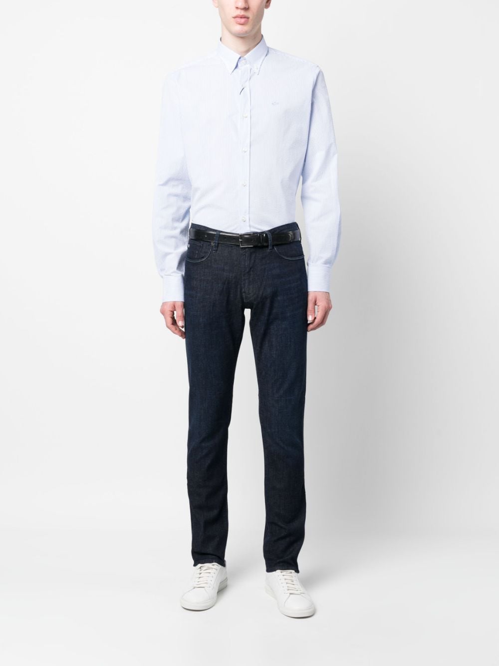 Emporio Armani Straight jeans - Blauw