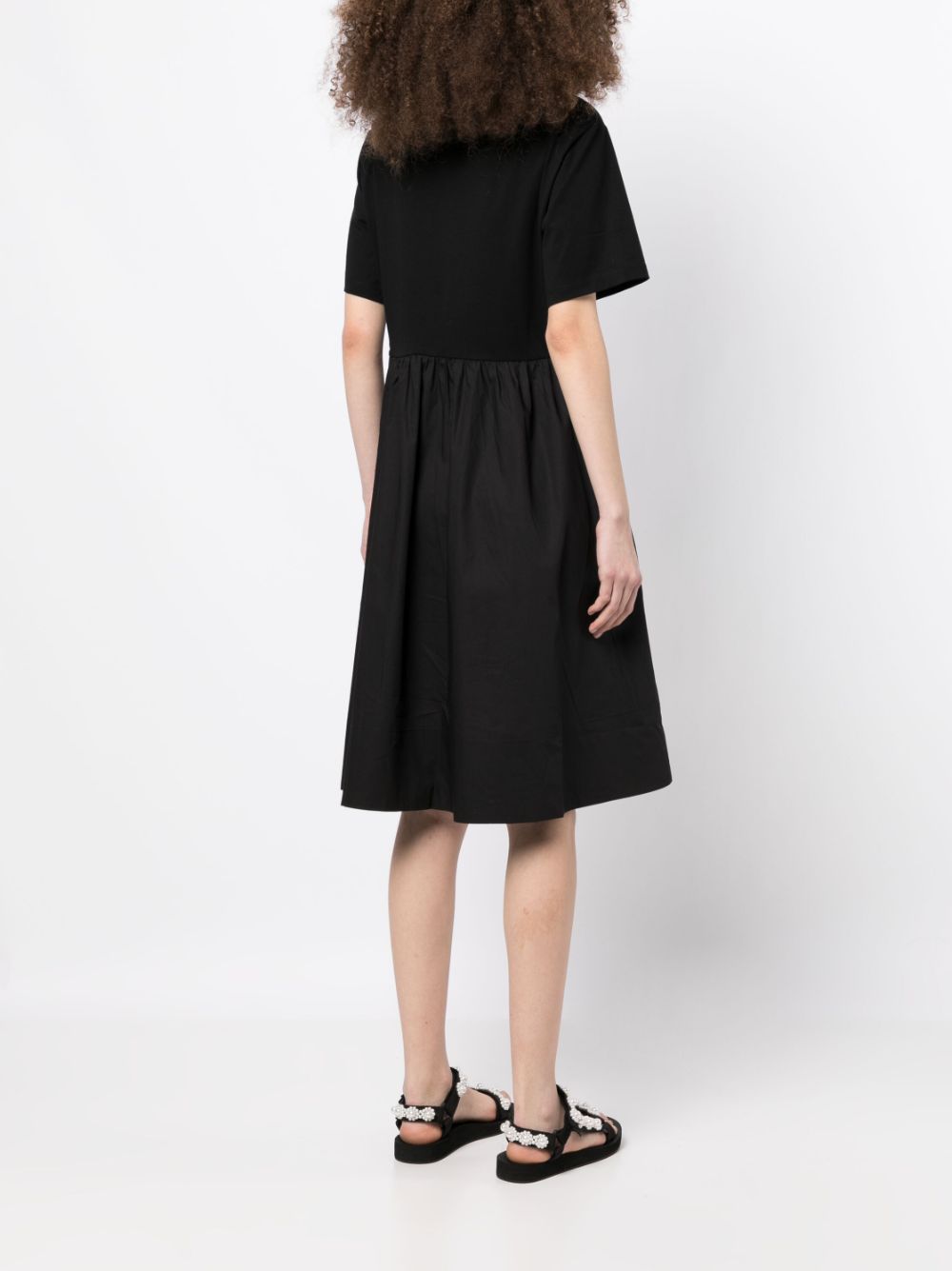 Shop B+ab Asymmetric-design Dress In Schwarz