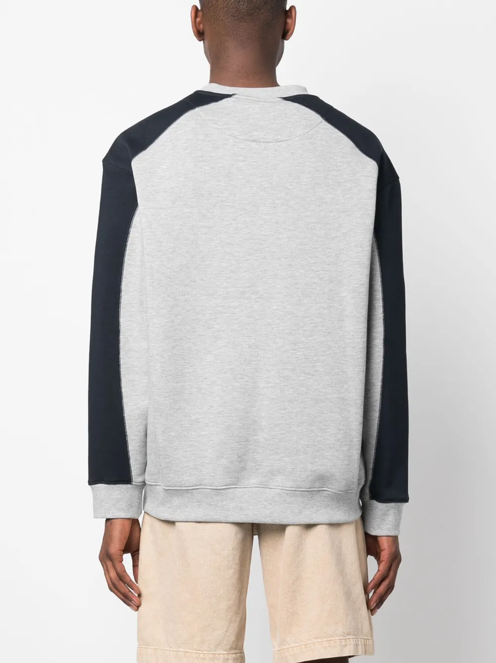 AHLUWALIA CREW NECK COTTON SWEATSHIRT