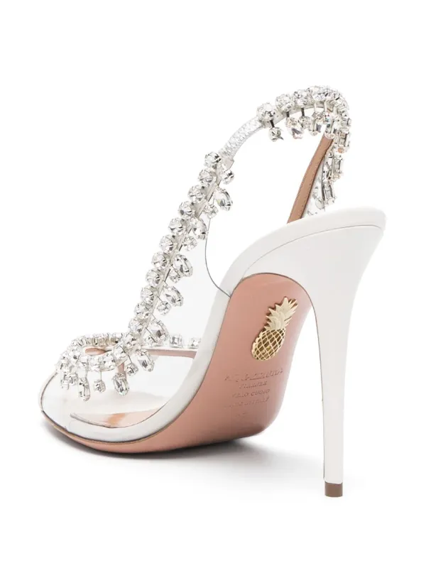 Aquazzura white heels best sale