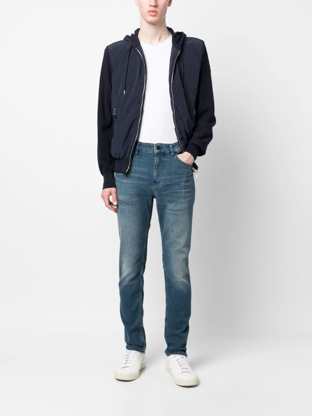 BOSS Slim-fit jeans - Blauw