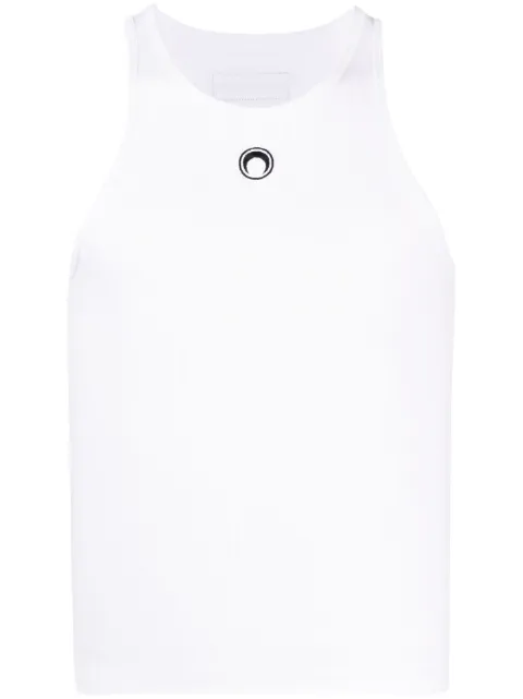 Marine Serre camiseta con motivo Crescent Moon
