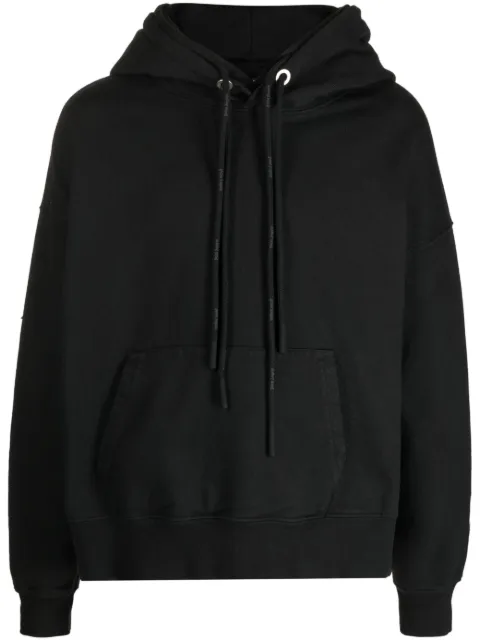 Palm Angels star-patch cotton hoodie