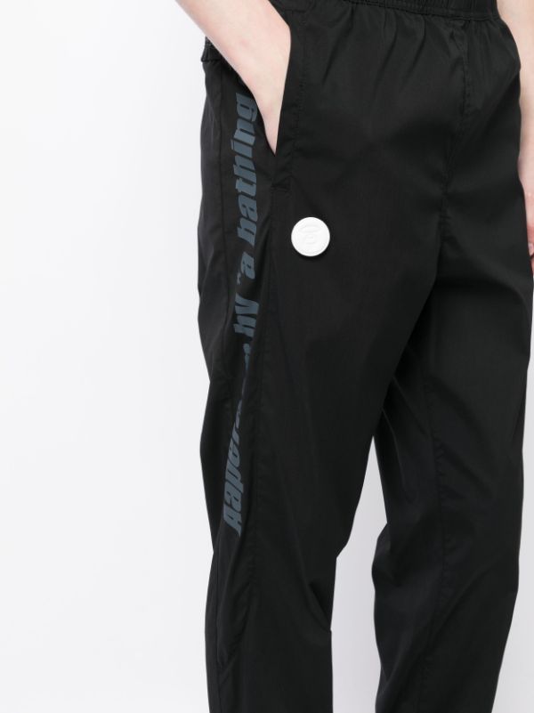 AAPE BY *A BATHING APE® logo-embellished Side Panels Track Pants