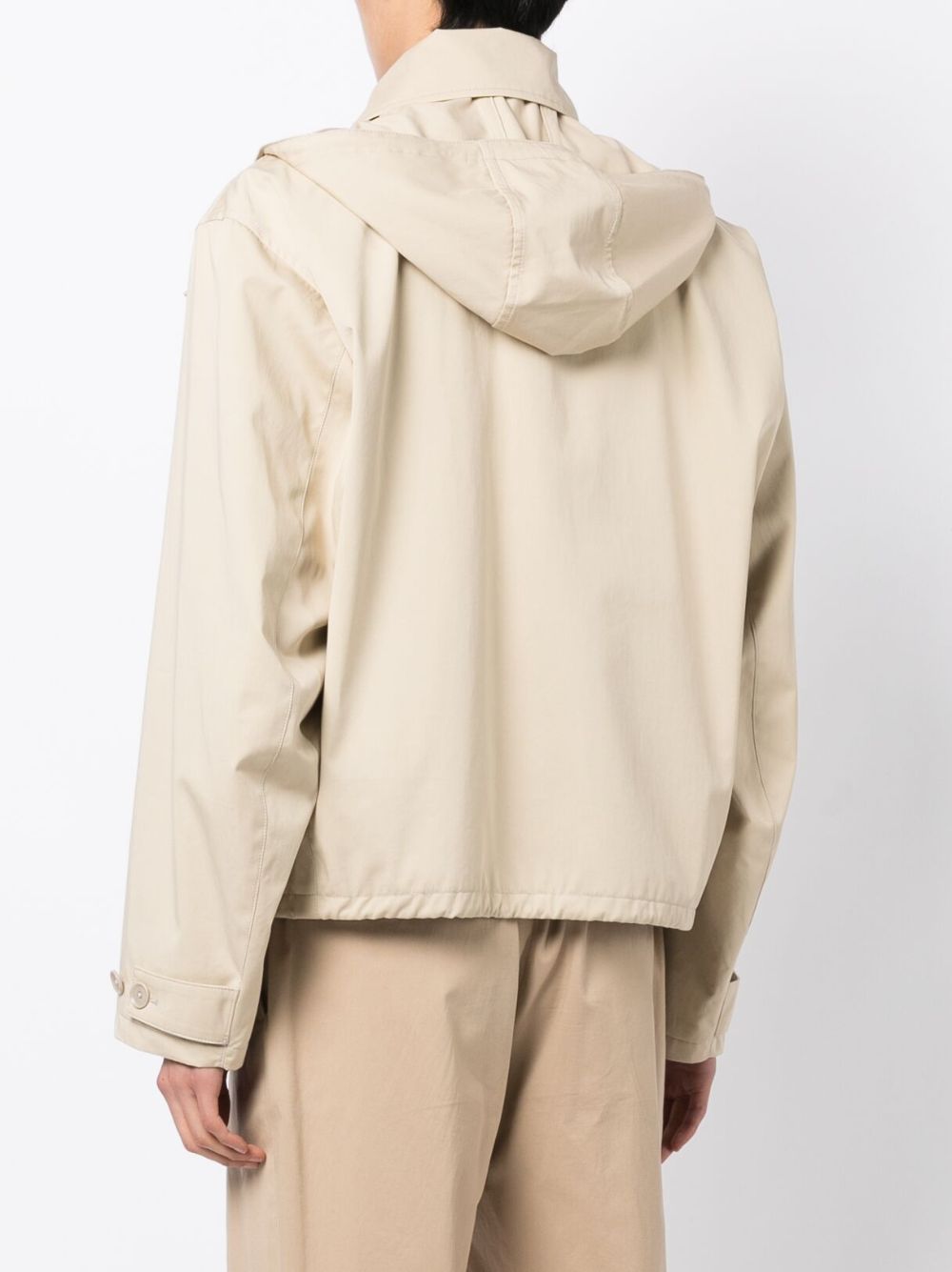 Lemaire Boxy Jacket In Dusty Mastic | ModeSens