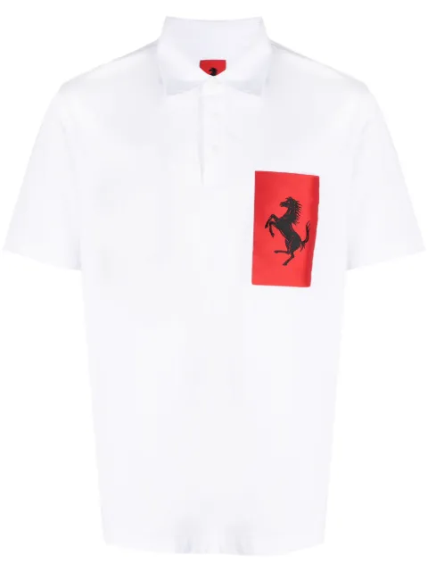 Ferrari Prancing Horse patch polo shirt
