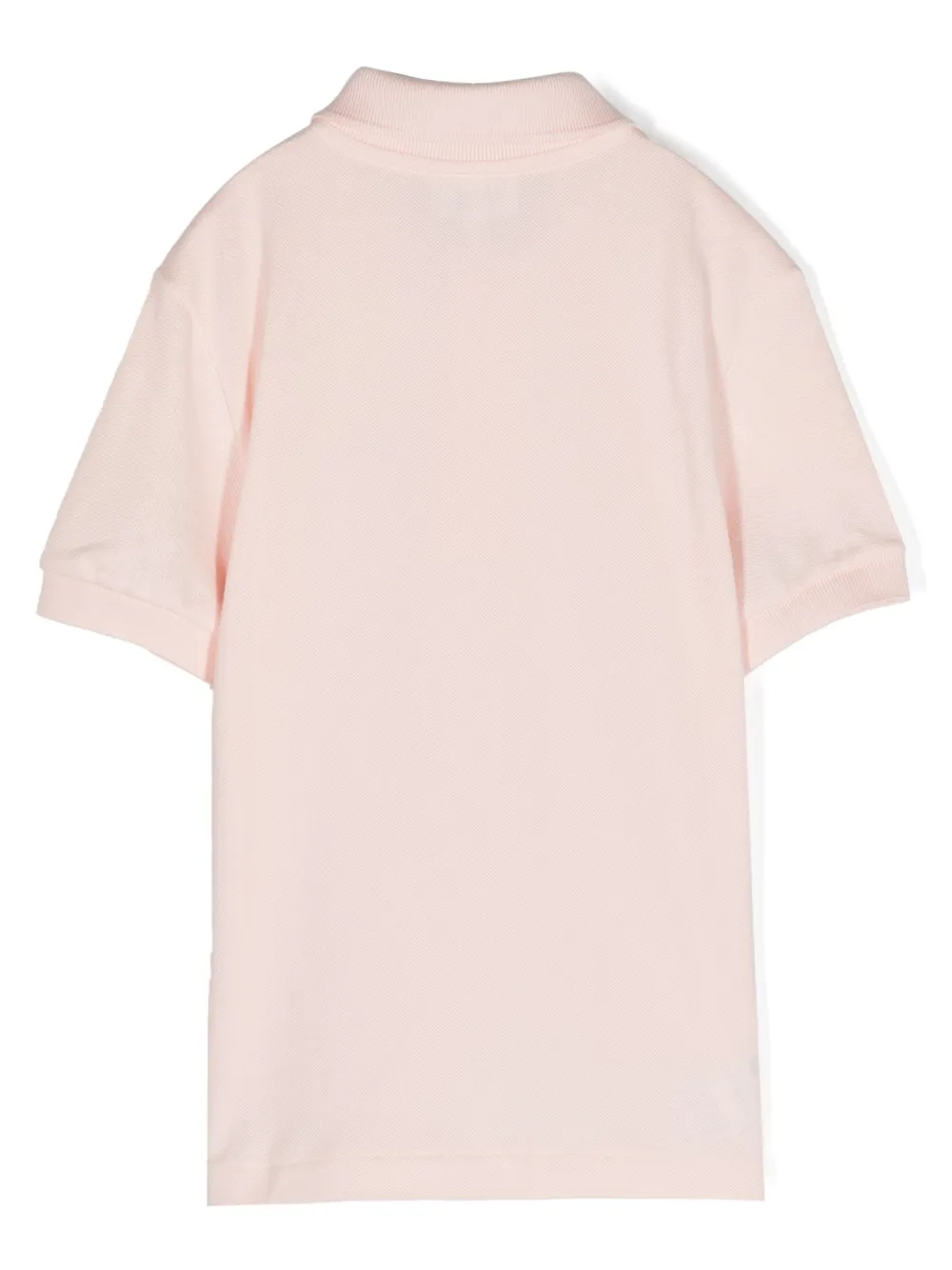 Lacoste Kids Poloshirt met geborduurd logo - Roze