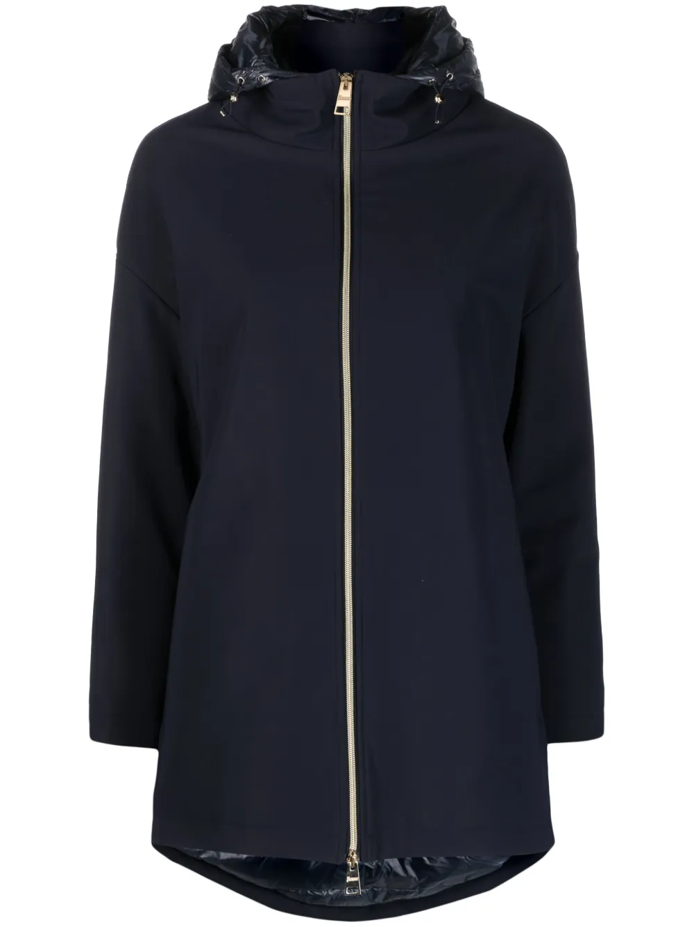 Herno Laminar hooded parka coat | Blue | Image 1