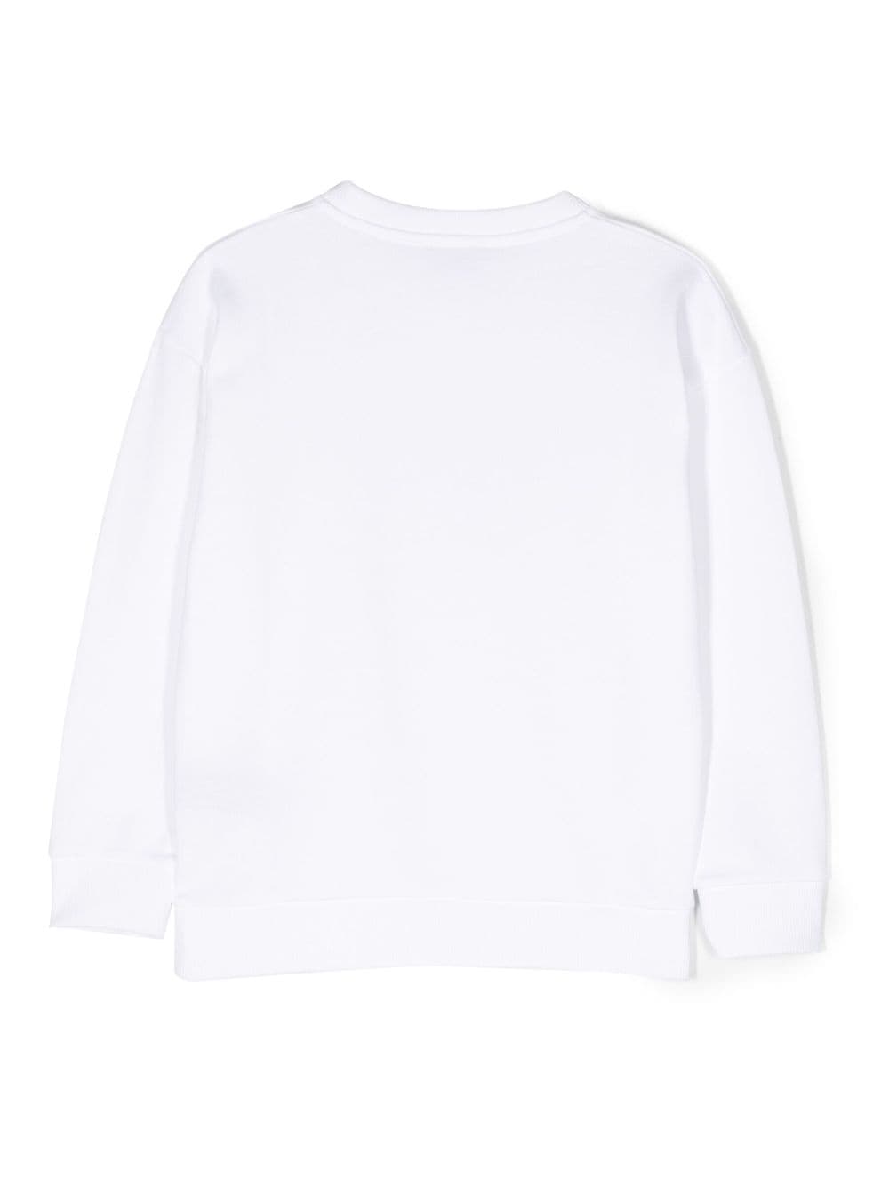 Balmain Kids Sweater met logoprint - Wit