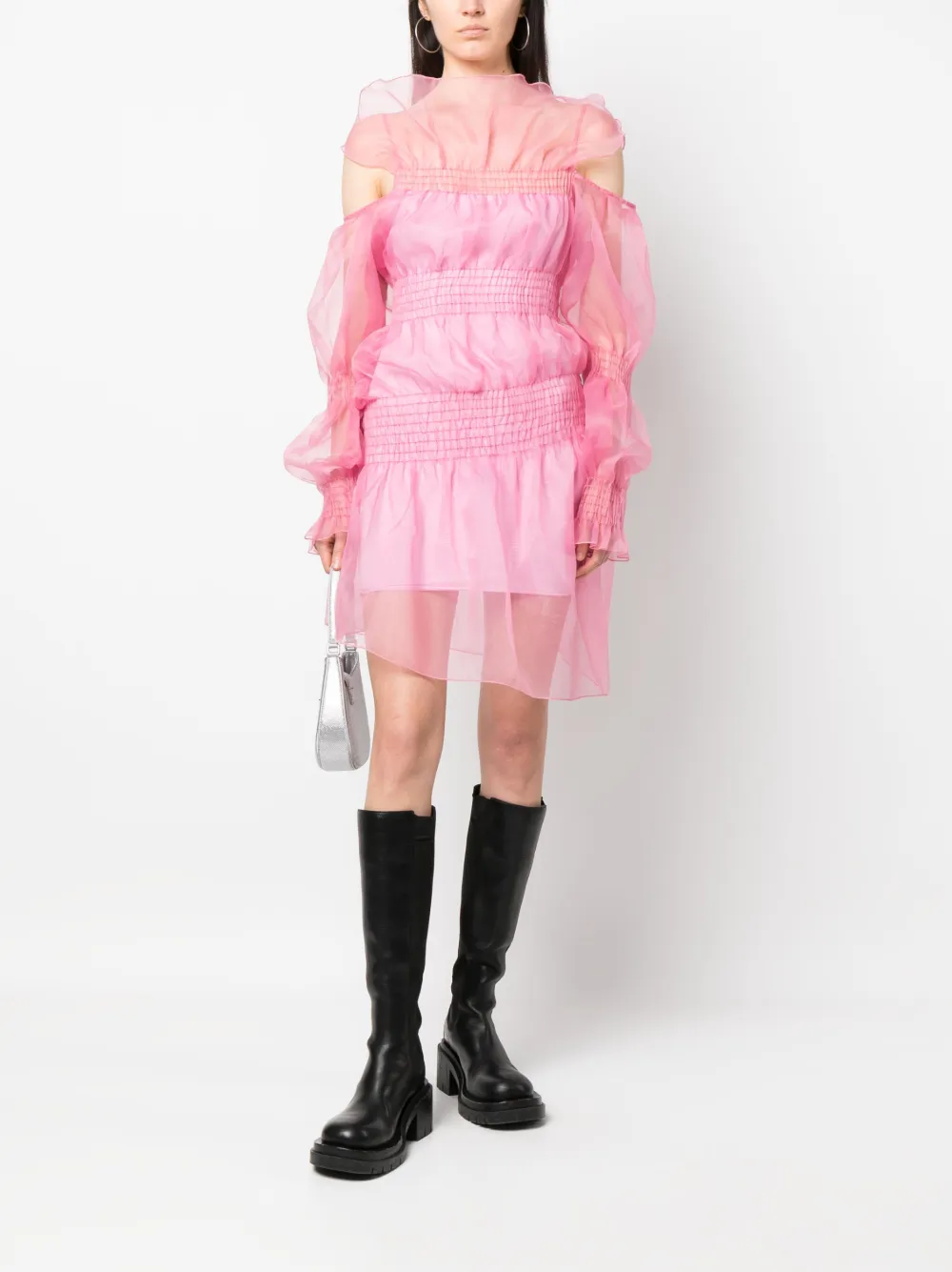 AVAVAV Organza jurk - Roze