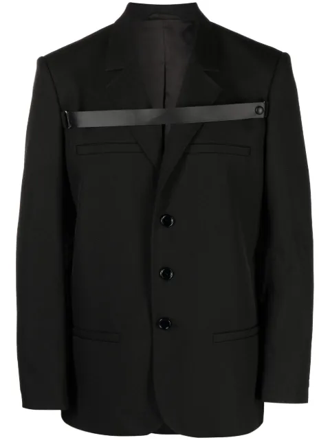 Courrèges blazer con botones en el pecho