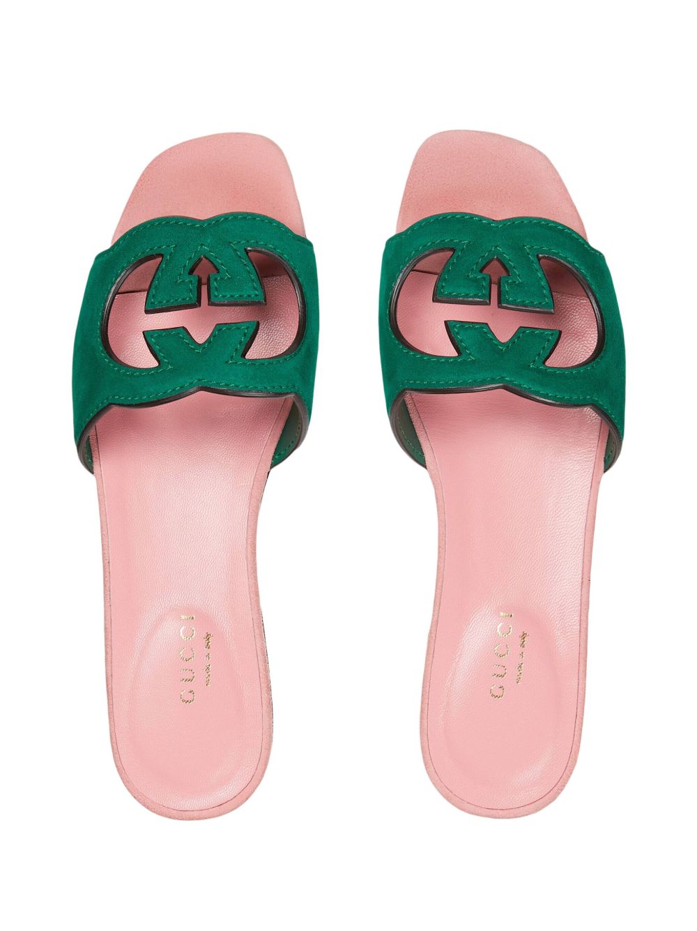 Gucci Interlocking G cut-out Sandals - Farfetch