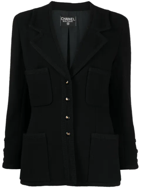 CHANEL Pre-Owned 1990s CC-button single-breasted jacket