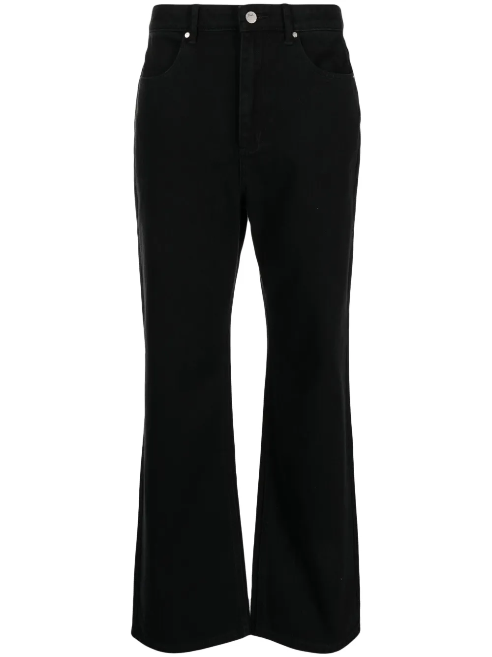 Tout A Coup Mid-rise Bootcut Jeans In Black