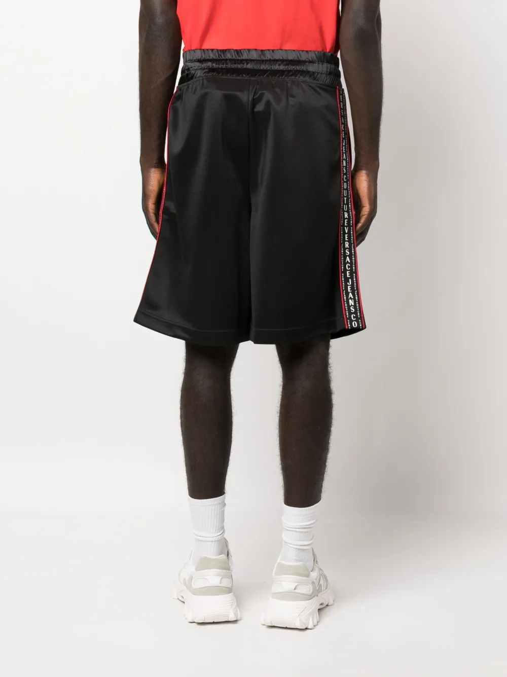Cheap Versace Jeans Couture debossed-logo shorts Men
