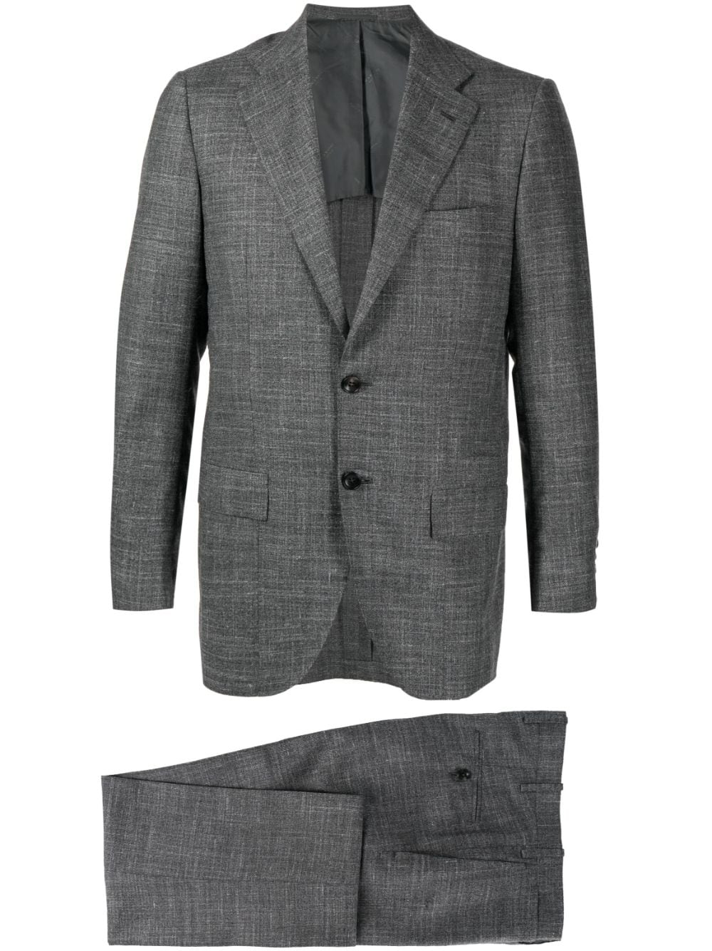 Kiton Virgin wool-cashmere Blend Tailored Suit - Farfetch
