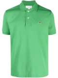 Lacoste logo-patch polo shirt - Green