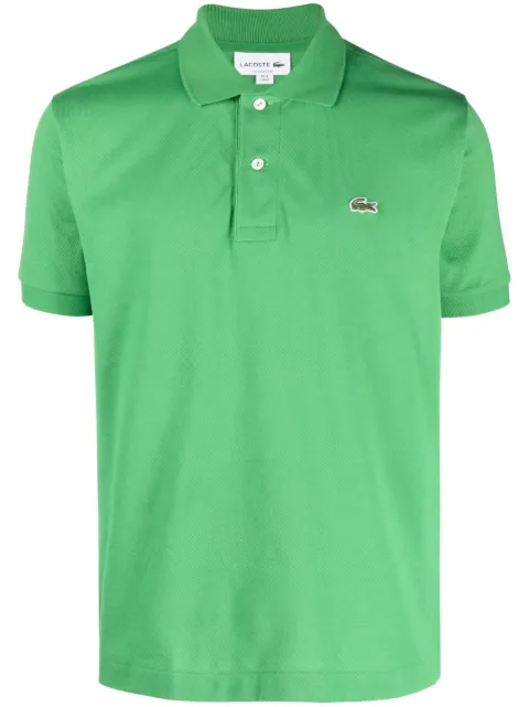 Lacoste logo-patch polo shirt