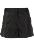 Moncler logo-embossed two-tone shorts - Black