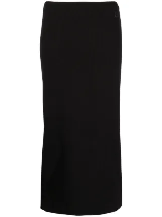 Moncler Ribbed Midi Skirt - Farfetch