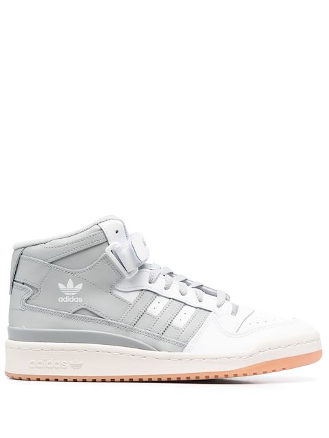 adidas high-top lace-up sneakers