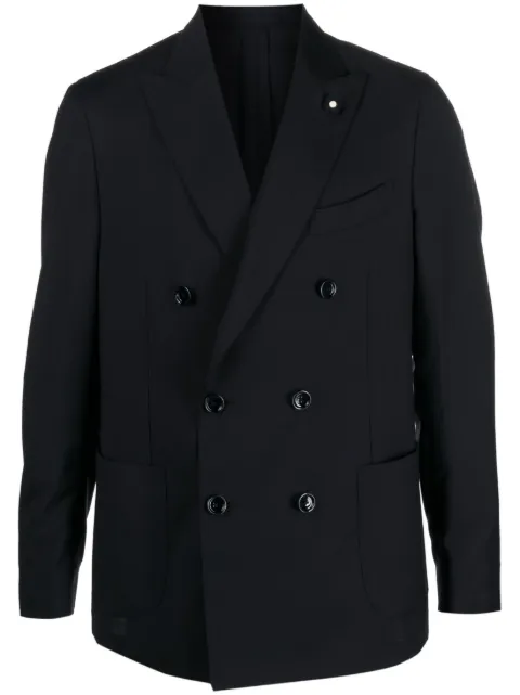 Lardini blazer con doble botonadura