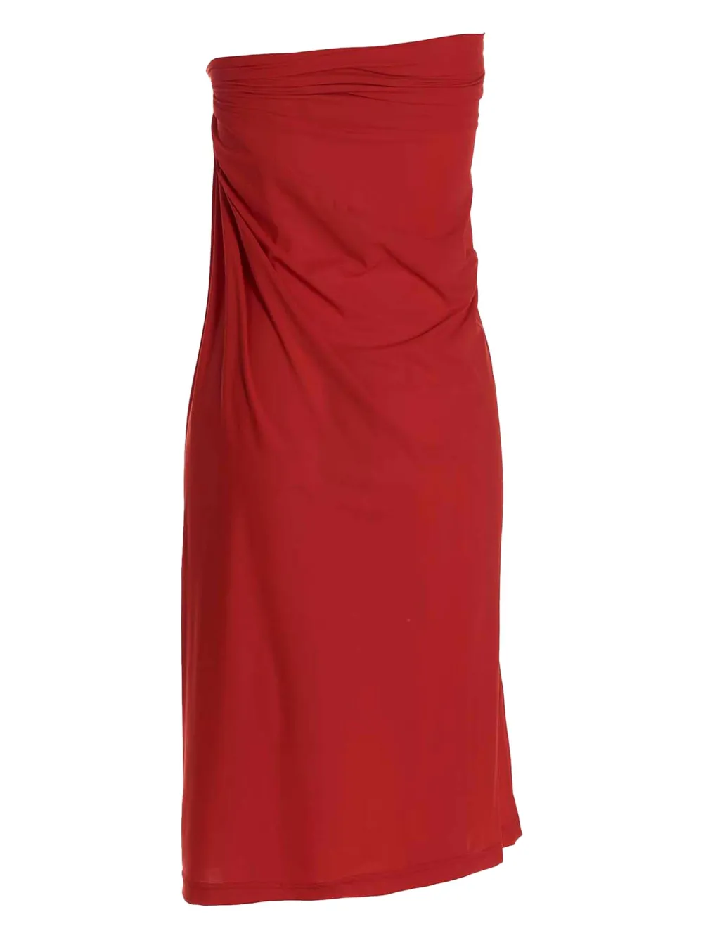 Atlein Gedrapeerde midi-rok - Rood