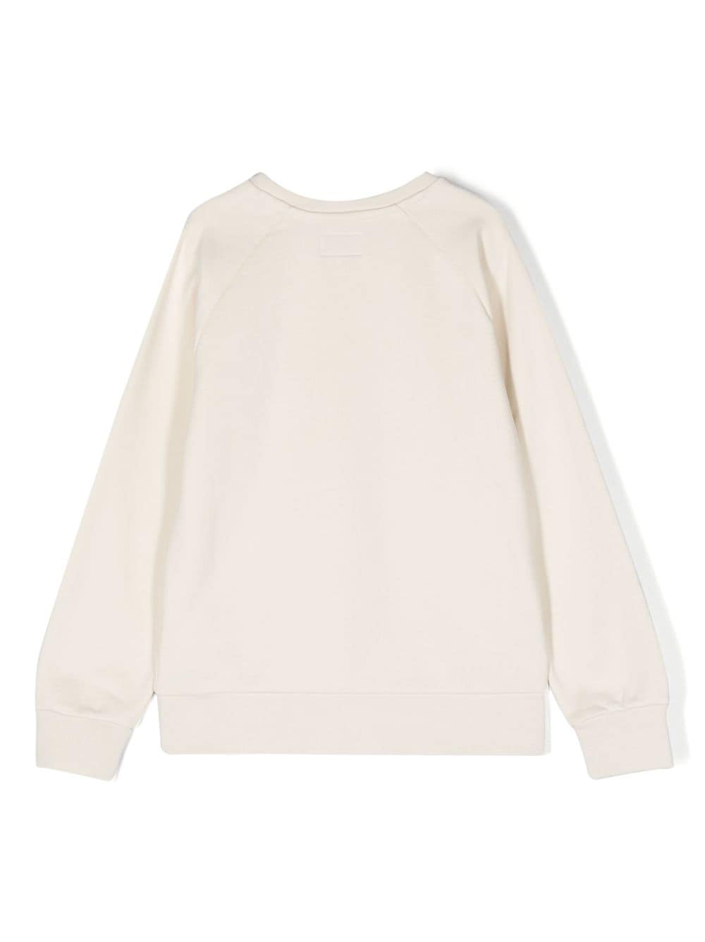 Woolrich Kids Sweater met logopatch - Beige